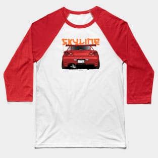 Skyline R34 Baseball T-Shirt